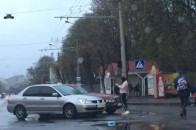 У Луцьку зіткнулись два авто