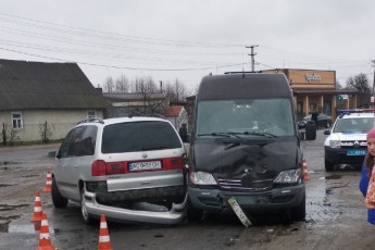 На Волині зіткнулися два авто