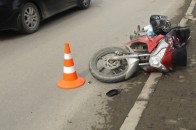 ДТП у Луцьку: легковик врізався у мотоцикл, водій отримав травми