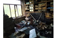 На Волині горіла школа (фото)