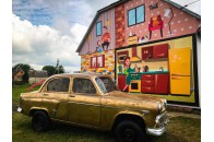 Раритетна автівка та книги в холодильниках: у селі біля Луцька з'явилась креативна бібліотека (фото)