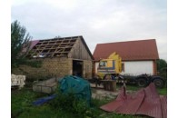Зірвані дахи на будинках: на Волині негода наробила біди (фото)