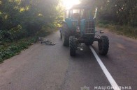 Волинянин, який на тракторі збив велосипедистку, відбувся лише штрафом