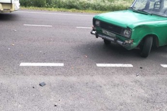 Неподалік Луцька зіткнулись дві автівки (фото)