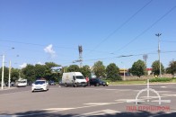 У Луцьку − довжелезний затор через аварію на кільці (фото)