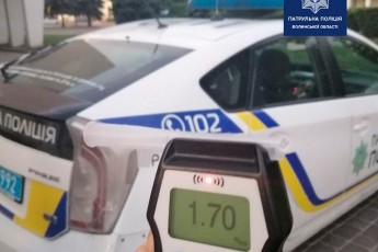 У Луцьку декілька разів за ніч зупиняли одного і того ж п'яного водія (відео)
