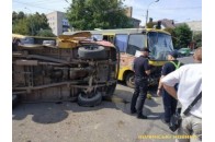 Повідомили про п'ятого постраждалого в автотрощі за участі маршрутки у Луцьку