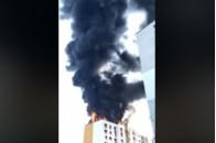 Повідомили деталі масштабної пожежі у новобудові на Волині