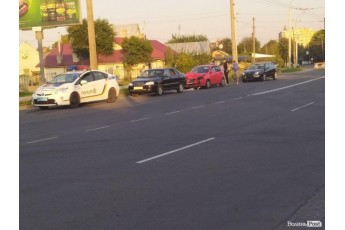 У Луцьку зіштовхнулись два автомобілі (фото)