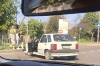 У Луцьку на перехресті зіткнулись два легковики (фото)