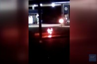 У місті на Волині біля АЗС сталася пожежа (відео)