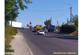 У Луцьку автівка газовиків потрапила у аварію (фото)