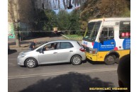 У Луцьку ДТП за участю легковика та маршрутного таксі