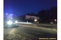 Неподалік Луцька – ДТП: вантажівка 