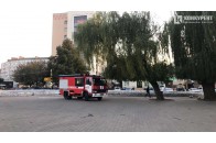 Через вікна йшов дим: у Луцьку з Палацу культури евакуювали людей (фото)