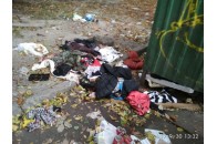Безхатченки, сморід та бруд: у Луцьку скаржаться на антисанітарію біля смітників