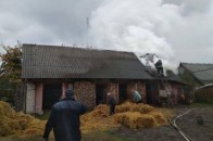 На Волині сталася пожежа через коротке замикання