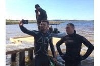 Нардеп від Волині успішно переплив озеро протяжністю майже три кілометри