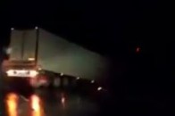 На Волині фура злетіла з дороги у кювет (відео)