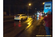 У Луцьку внаслідок лобового зіткнення автомобілів постраждав пасажир (фото)