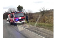 На трасі неподалік Луцька загорілась 