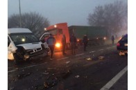 На Волині – масштабна автотроща: зіткнулися чотири автомобілі, є постраждалі (фото)