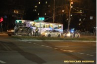 У Луцьку п'яний водій спричинив аварію на проспекті (фото)