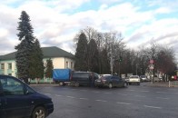 На Волині внаслідок зіткнення буса з легковиком ускладнився рух транспорту