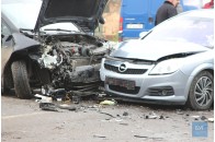 На Волині – автотроща за участі трьох автомобілів (фото)
