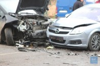 З'явилось відео зіткнення трьох автомобілів на Волині