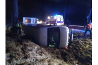 У Польщі бус з українцями на швидкості злетів з дороги й перекинувся, є потерпілі (фото)