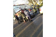 У Луцьку загорівся припаркований легковик (відео)