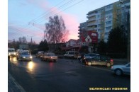У Луцьку на Відродження сталася ДТП (фото)