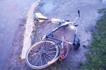 На Волині п'яний водій збив велосипедиста (фото)