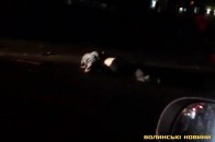 Головні новини Волині 30 грудня: у Луцьку авто на смерть збило людину; шумахер влаштував ДТП, у якій авто вилетіло на тротуар