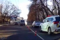 У Луцьку мінівен протаранив легковик (відео)