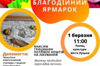 У Луцьку пройде благодійний ярмарок, аби врятувати життя 7-місячного малюка (фото)