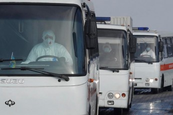 У водія автобуса, який перевозив евакуйованих з Уханя українців, піднялася температура