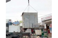 У Луцьку зі Старого ринку вивозять контейнери (відео)