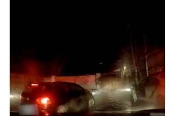 У Луцьку патрульні з погонею затримали п'яного водія (відео)