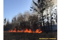 Вогонь швидко розповсюджується: у Луцьку – пожежа (фото, відео)