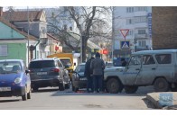 У місті на Волині службове авто Укртелекому врізалося в легковик (фото)