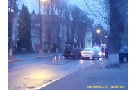У Луцьку – аварія: Merсedes в'їхав в авто служби охорони (фото)
