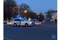У місті на Волині − на центральному перехресті ДТП (фото)