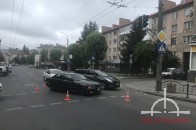 У Луцьку на світлофорі зіткнулися два автомобілі (фото)