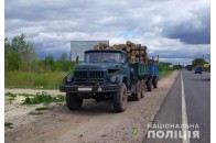 На Волині затримали три вантажівки з деревиною (фото)