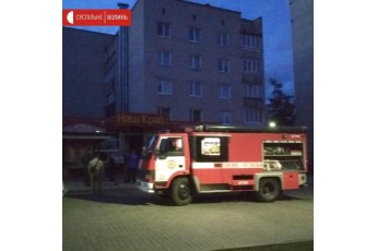 Повідомили деталі пожежі в магазині в Луцьку
