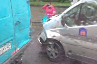 У Луцьку на проспекті зіткнулися два мікроавтобуси
