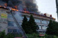 Відома причина масштабної пожежі у приміщенні колишнього ресторану на Волині