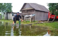 На Волині сильна злива затопила два райони